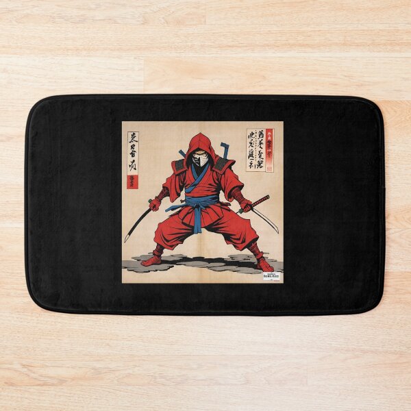 Item preview, Ninja red Japan style 6 designed and sold by RedWolfDisigne.