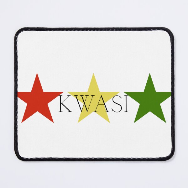 Item preview, Kwasi Ghana Akan Soul Name Red Yellow Green Stars designed and sold by camrynangela.