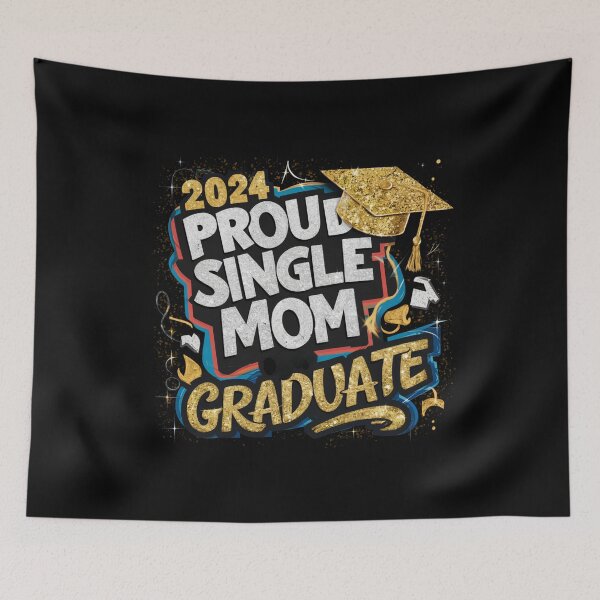 Item preview, Single mom graduation tees designed and sold by Abelfashion.