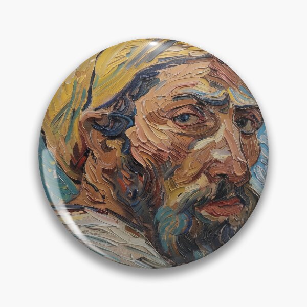 Item preview, Averroes | Painting in the style of Vincent van Gogh designed and sold by ComicsFactory.