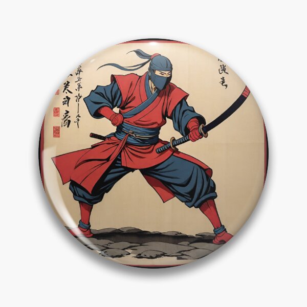 Item preview, Ninja red Japan style 7 designed and sold by RedWolfDisigne.