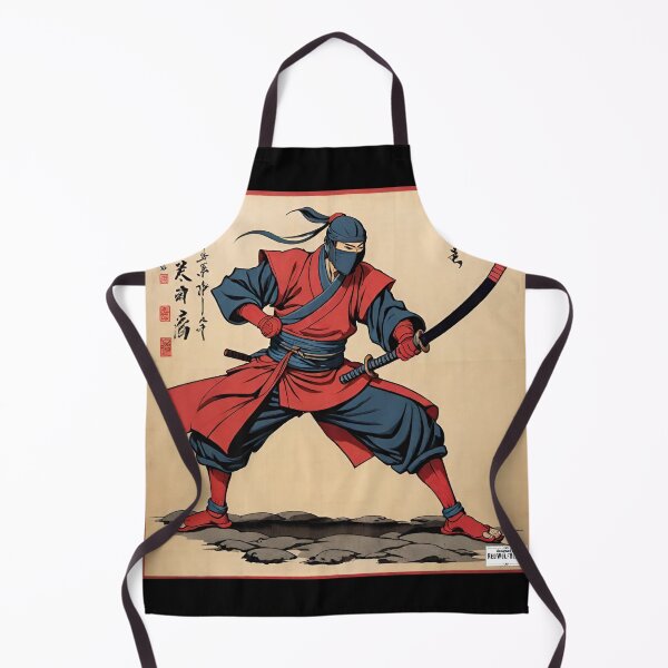 Item preview, Ninja red Japan style 7 designed and sold by RedWolfDisigne.
