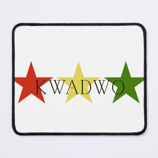 Item preview, Kwadwo Ghana Akan Soul Name Red Yellow Green Stars designed and sold by camrynangela.