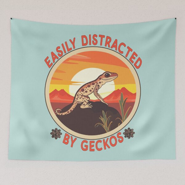 Item preview, Easily distracted by geckos  designed and sold by SidTastic .