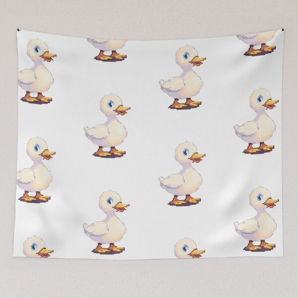 Item preview, White duck pixel art- Retro vibe designed and sold by octoboobs.