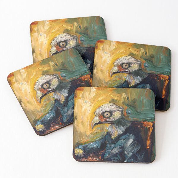 Item preview, Avian humanoid | Painting in the style of Vincent van Gogh designed and sold by ComicsFactory.