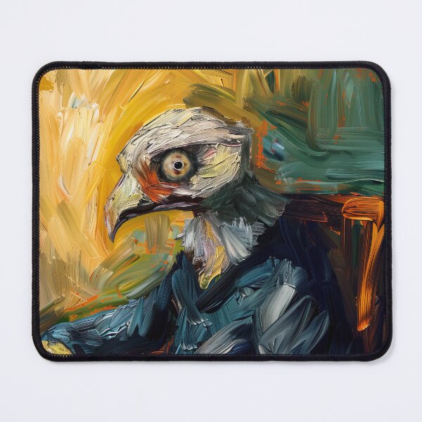 Item preview, Avian humanoid | Painting in the style of Vincent van Gogh designed and sold by ComicsFactory.