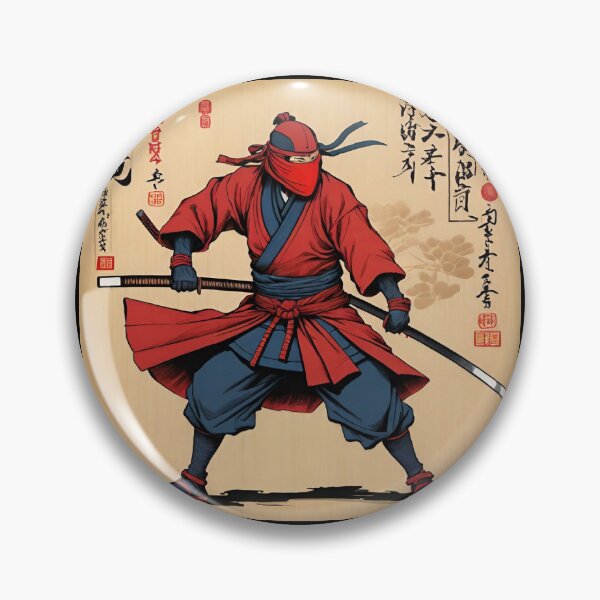 Item preview, Ninja red Japan style 8 designed and sold by RedWolfDisigne.