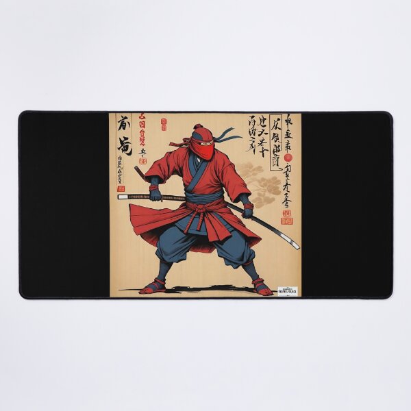 Item preview, Ninja red Japan style 8 designed and sold by RedWolfDisigne.