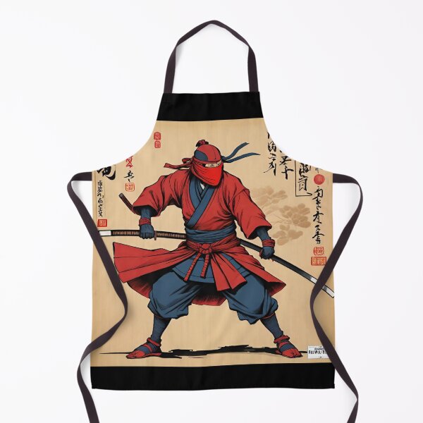 Item preview, Ninja red Japan style 8 designed and sold by RedWolfDisigne.