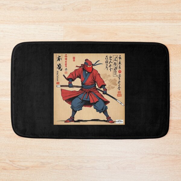 Item preview, Ninja red Japan style 8 designed and sold by RedWolfDisigne.