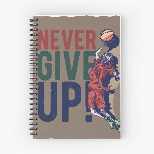 Artikelvorschau, Gib Basketball niemals auf entworfen und verkauft von BioFaStore.