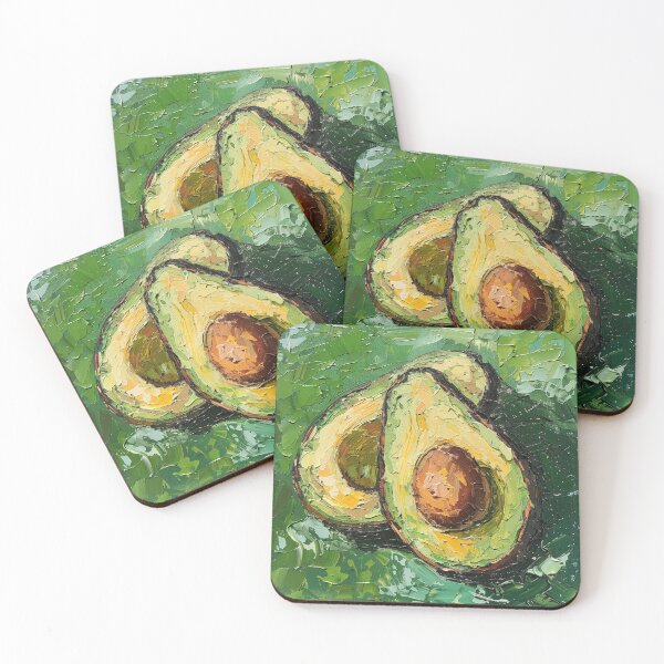 Item preview, Avocado | Painting in the style of Vincent van Gogh designed and sold by ComicsFactory.