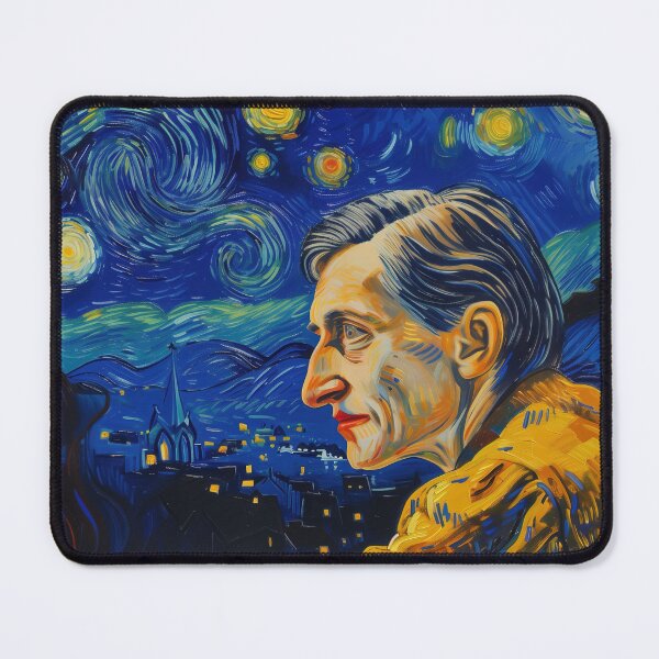 Item preview, Ayn Rand | Painting in the style of Vincent van Gogh designed and sold by ComicsFactory.