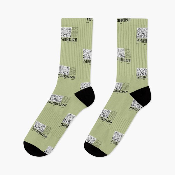 Item preview, PSYCHEDELISCH - SELTSAM, TRENDY, ÄSTHETISCH | Green Background designed and sold by RM-Journey.