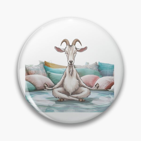 Item preview, Meditating Goat designed and sold by Gentle40Winks.