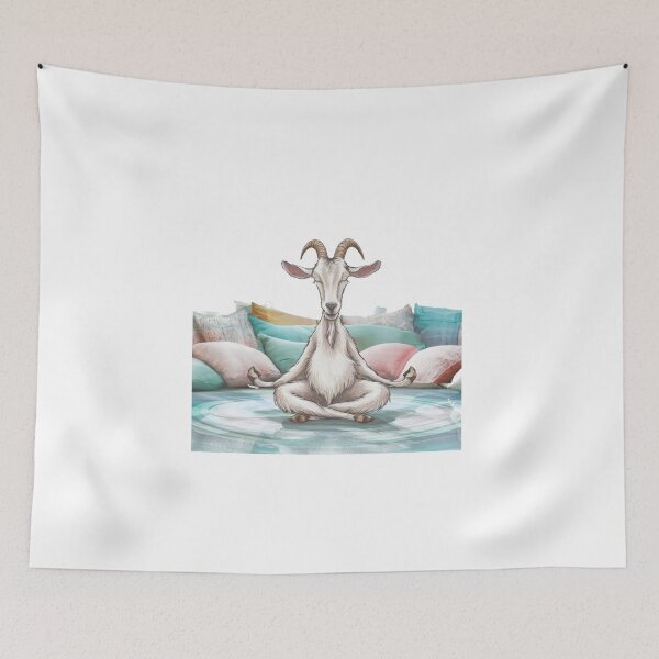 Item preview, Meditating Goat designed and sold by Gentle40Winks.