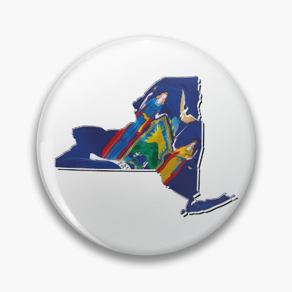 Artikelvorschau, Echte New York (USA) Flagge – Flag Map entworfen und verkauft von NA-WORLDWIDE.