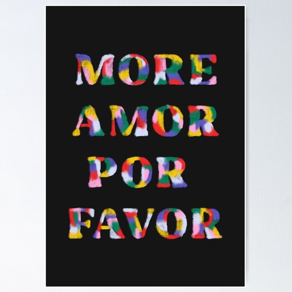 Item preview, Black poster more love please. Typography wall art. quote poster designed and sold by AlarconStudio.