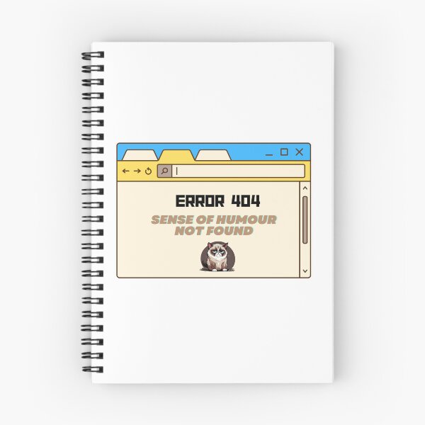 Item preview, Error 404 sense of humour not found  designed and sold by TheFarmacista.