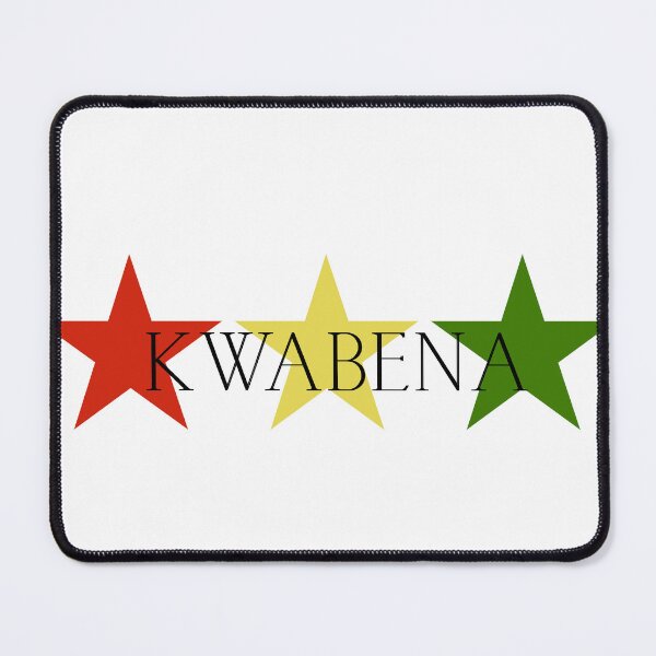 Item preview, Kwabena Ghana Akan Soul Name Red Yellow Green Stars designed and sold by camrynangela.