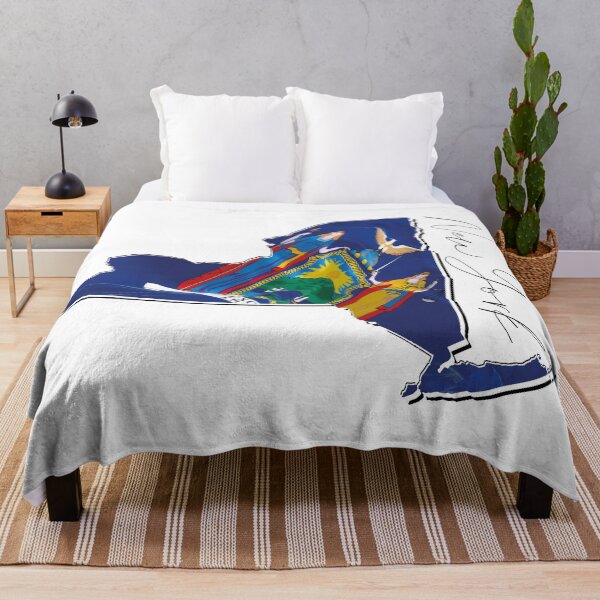Item preview, Real New York (USA) Flag - Flag Map EN designed and sold by NA-WORLDWIDE.