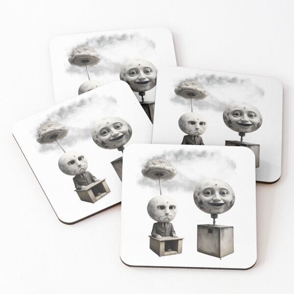 Item preview, Head in the Clouds Thought Provoking AI Image designed and sold by MugsAndDuds.