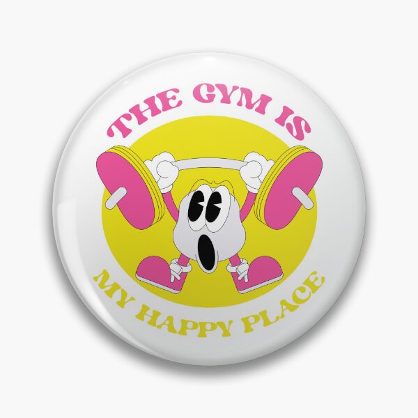 Item preview, The Gym Is My Happy Place designed and sold by stylesip.