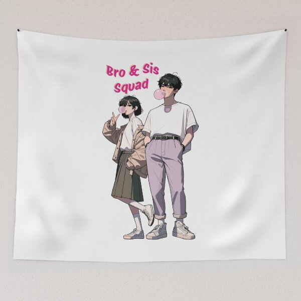 Item preview, bro&sis squad,national siblings day designed and sold by toobel.