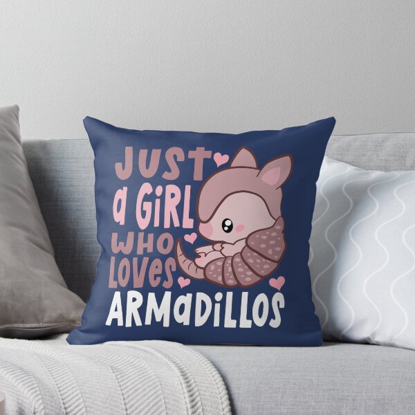 Item preview, just a girl who loves armadillos designed and sold by samah82.