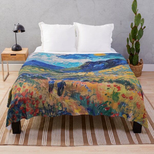 Item preview, Azerbaijani landscape | Painting in the style of Vincent van Gogh designed and sold by ComicsFactory.