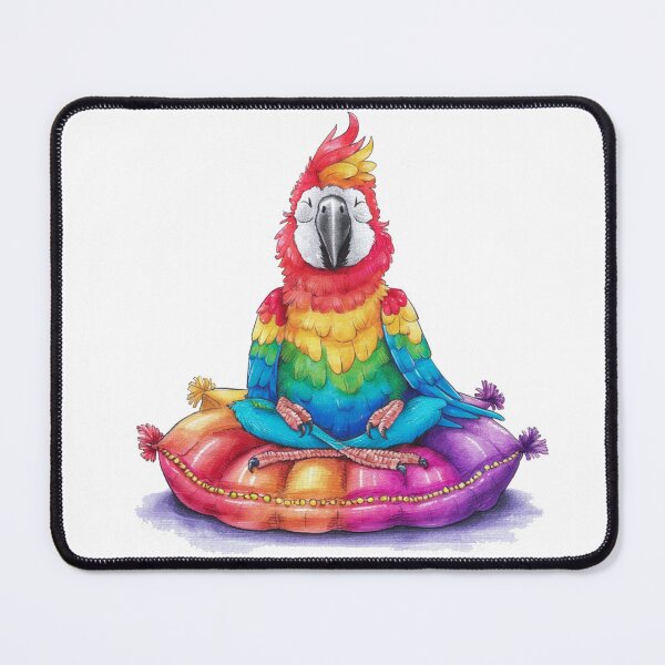 Item preview, Meditating Parrot No.2 designed and sold by Gentle40Winks.