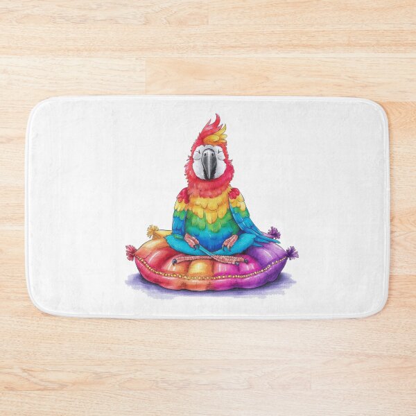 Item preview, Meditating Parrot No.2 designed and sold by Gentle40Winks.