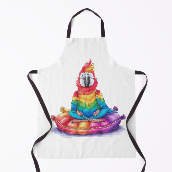 Item preview, Meditating Parrot No.2 designed and sold by Gentle40Winks.