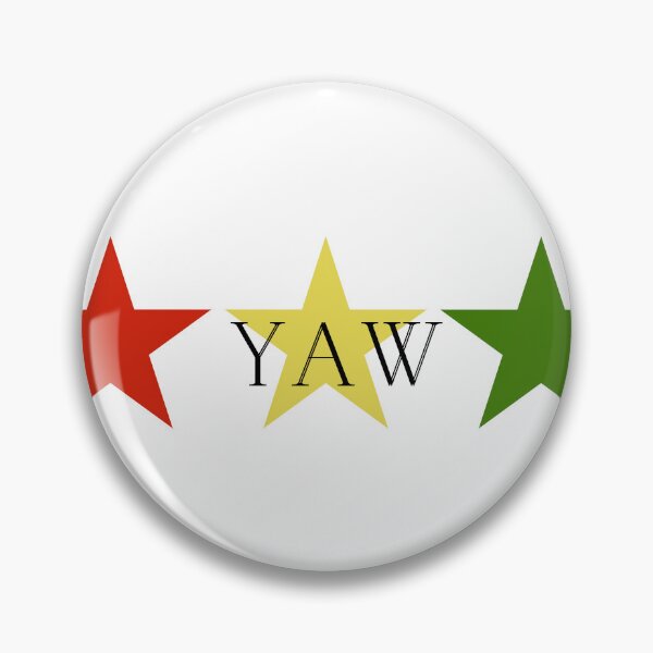 Item preview, Yaw Ghana Akan Soul Name Red Yellow Green Stars designed and sold by camrynangela.