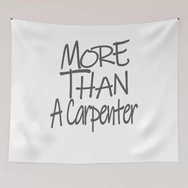 Item preview, More than A Carpenter Optimism Saying designed and sold by YAHIA-14.