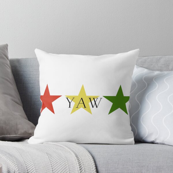 Item preview, Yaw Ghana Akan Soul Name Red Yellow Green Stars designed and sold by camrynangela.