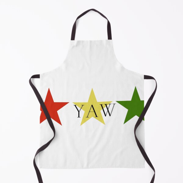Item preview, Yaw Ghana Akan Soul Name Red Yellow Green Stars designed and sold by camrynangela.
