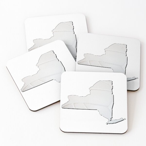 Item preview, New York (USA) map – real volleyball designed and sold by NA-WORLDWIDE.