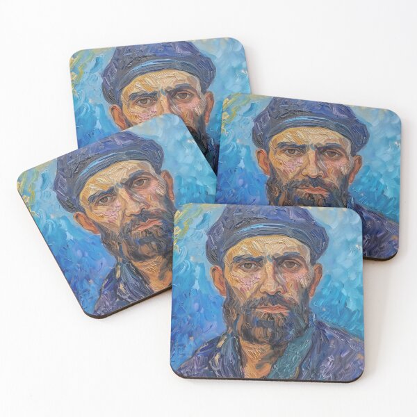 Item preview, Azerbaijani man | Painting in the style of Vincent van Gogh designed and sold by ComicsFactory.