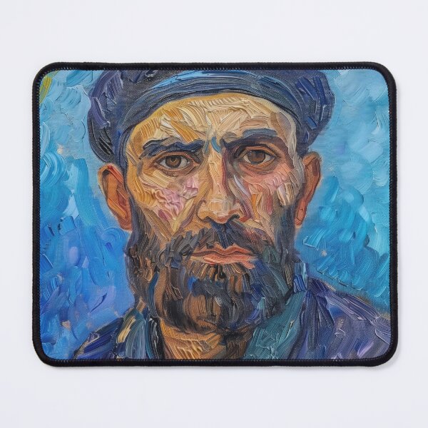 Item preview, Azerbaijani man | Painting in the style of Vincent van Gogh designed and sold by ComicsFactory.