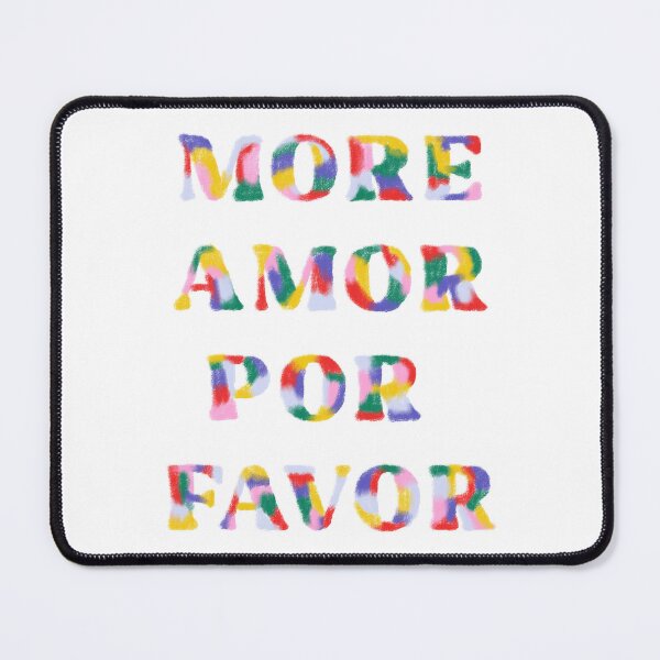 Item preview, Trending quote More love please on white background. Love phrase for card, stationery design or social networks. Colorful oil pastel style phrase. wall art designed and sold by AlarconStudio.