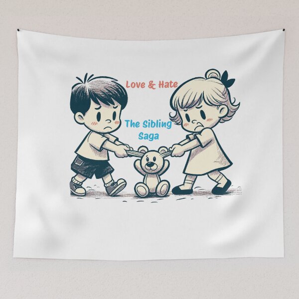 Item preview, love&hate the sıblıng saga,national siblings day designed and sold by toobel.