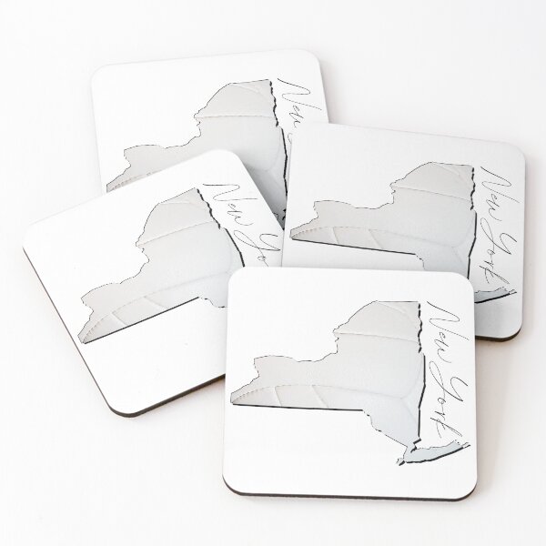 Item preview, New York (USA) map – real volleyball EN designed and sold by NA-WORLDWIDE.