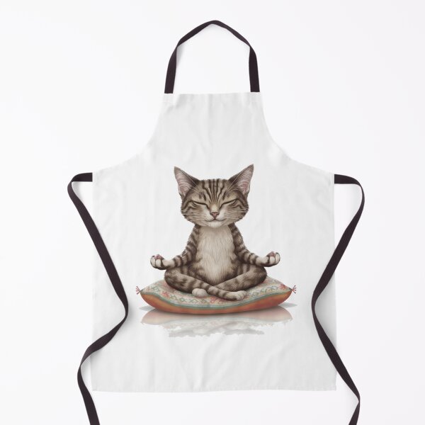 Item preview, Meditating Cat designed and sold by Gentle40Winks.