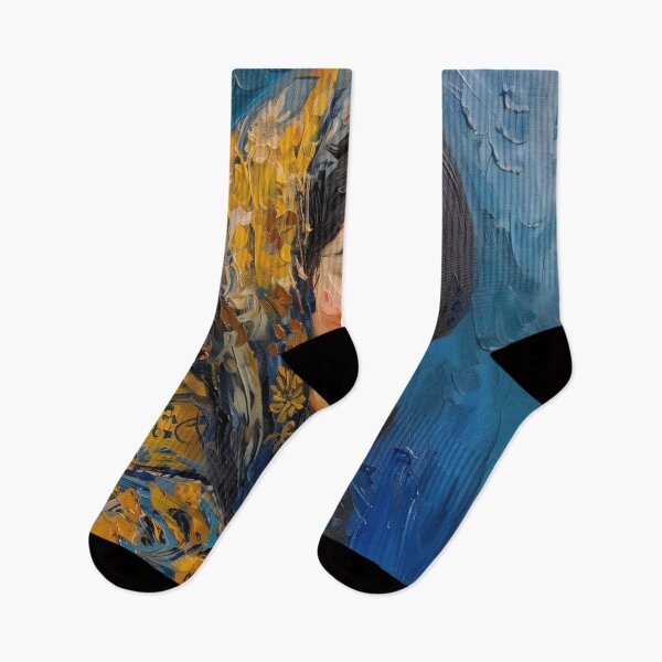 Item preview, Azerbaijani woman | Painting in the style of Vincent van Gogh designed and sold by ComicsFactory.