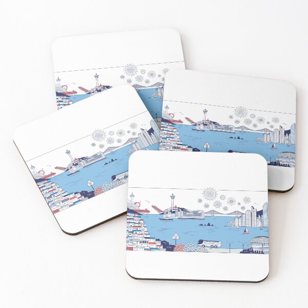 Item preview, Modern Beach City  designed and sold by SweetTravels.