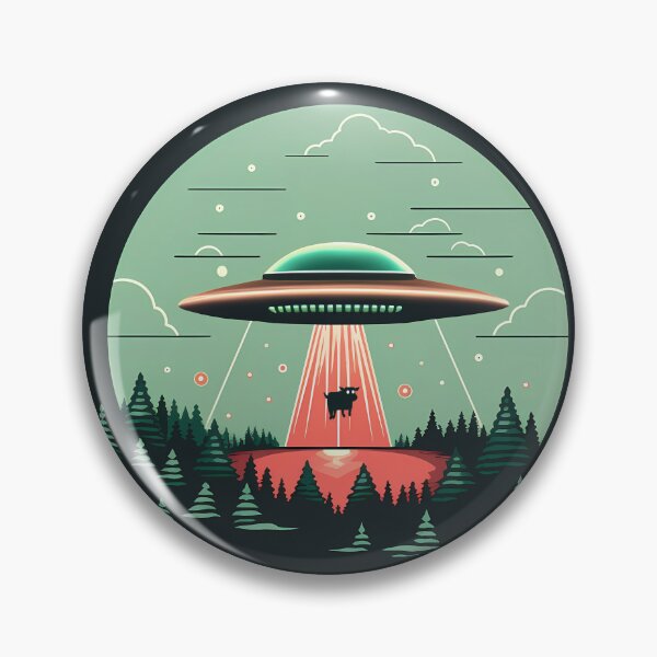 Item preview, UFO Aliens and Cow designed and sold by Tabble-Dabble.