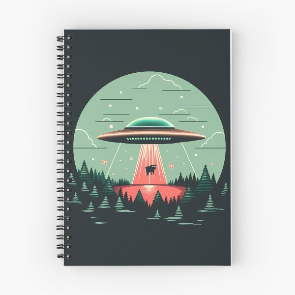 Item preview, UFO Aliens and Cow designed and sold by Tabble-Dabble.
