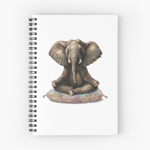 Item preview, Meditating Elephant designed and sold by Gentle40Winks.